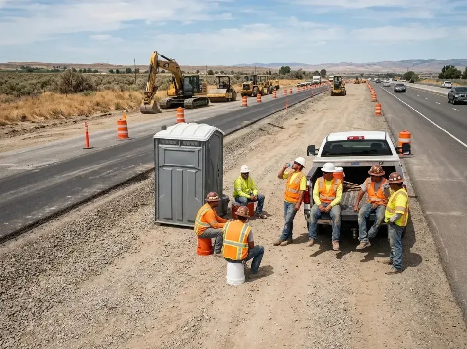 highway-road-construction-crew-007 — frequently asked questions, Porta Potty and Restroom Rentals in Dallas, OR
